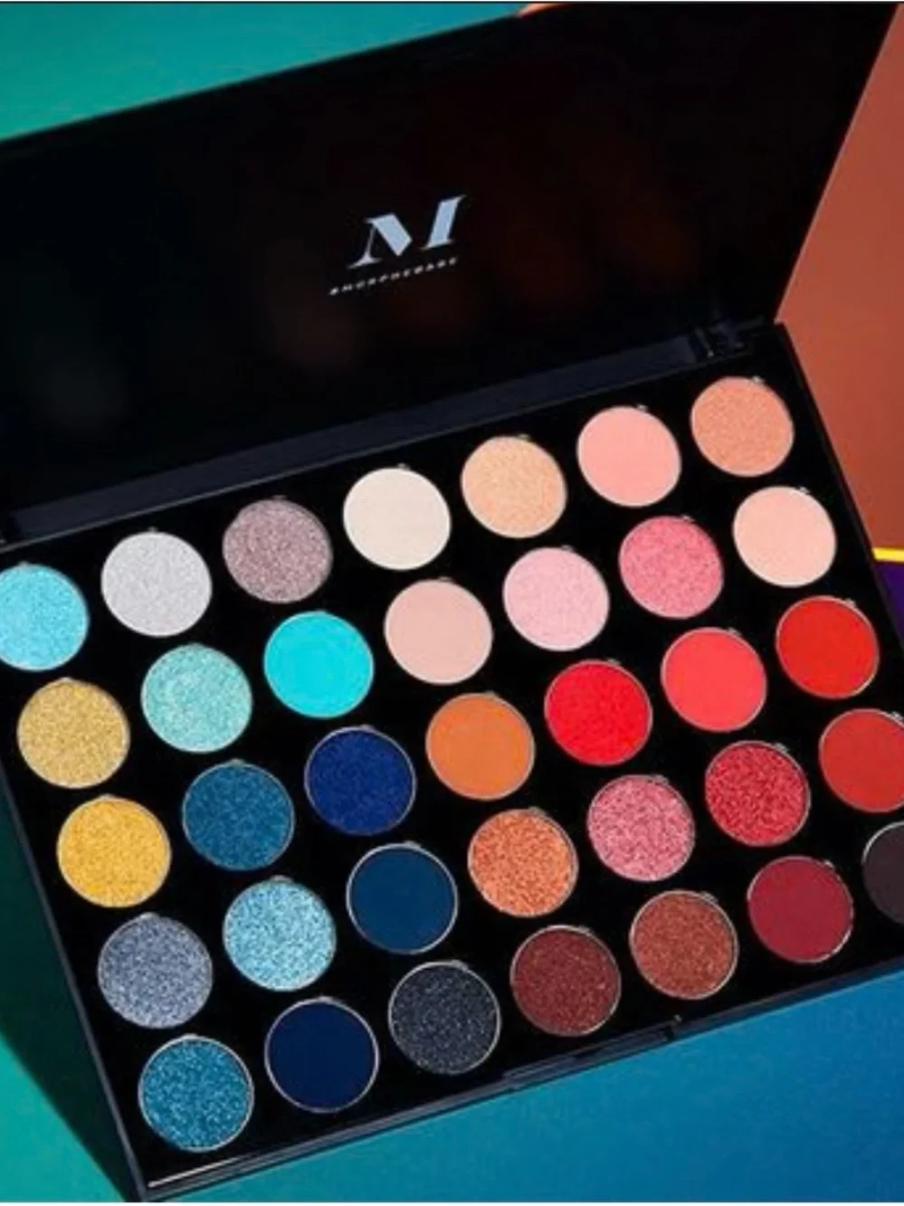 Morphe 35H Hot Spot Eyeshadow Palette - Black